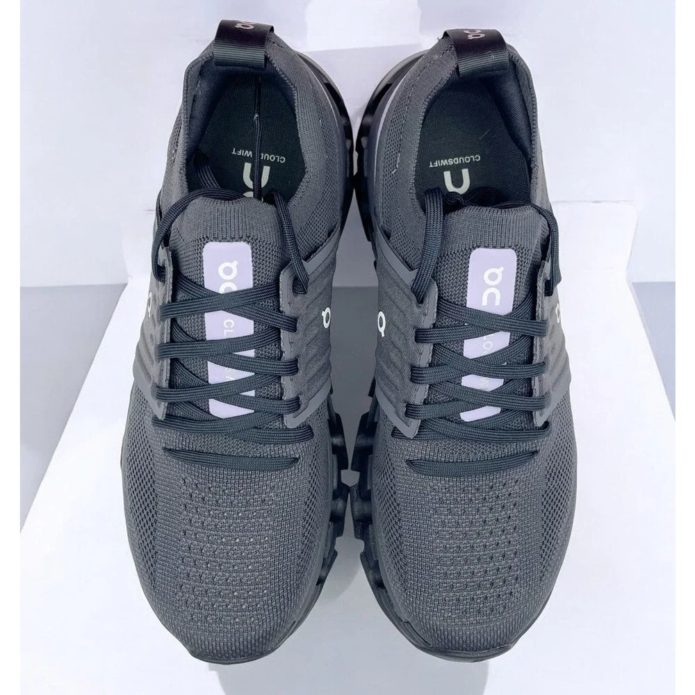 On Cloudswift 3 Womens Athletic Shoes 9 EU 40.5 Black Purple NIB_10